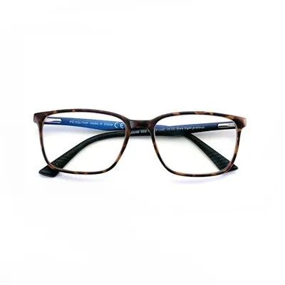 Kwadratowe okulary blokujące niebieskie światło unisex